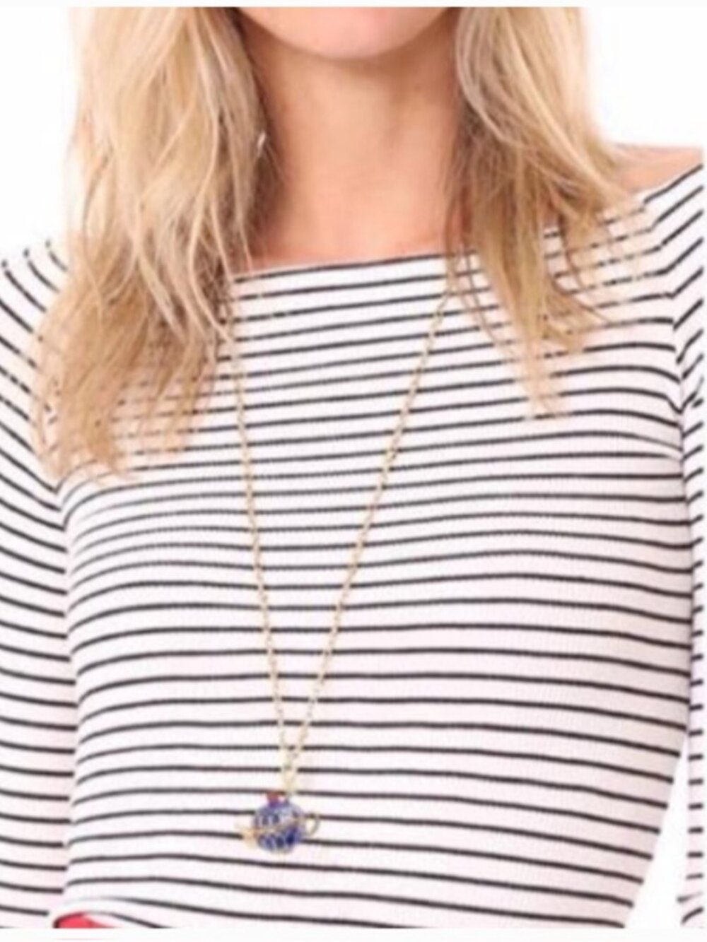 KATE SPADE NEW YORK TEA TIME NECKLACE & EARRINGS SET